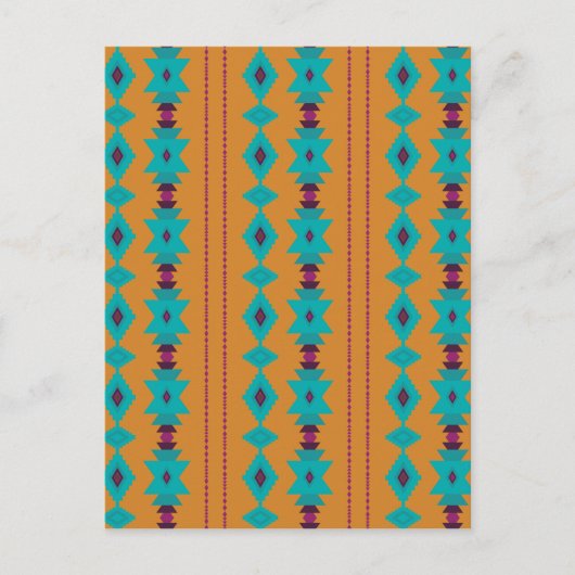 Carte Postale Turquoise Burnt (Devant)