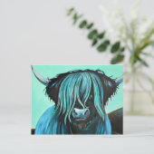 Carte Postale Turquoise Coo, comment ça va ? (Debout devant)