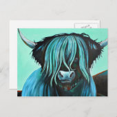 Carte Postale Turquoise Coo, comment ça va ? (Devant / Derrière)