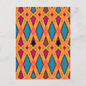 Carte Postale Turquoise d'Amérique Abstraite (Devant)