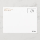 Carte postale Turquoise Lotus Floral Mandala (Dos)