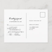 Carte Postale Turquoise Ombre Floral Bouquet Mariage de choix de (Dos)