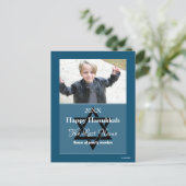 Carte postale Turquoise Photo Hanoukka - HAMbWG (Debout devant)