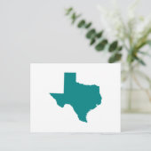 Carte Postale Turquoise pour le Texas (Debout devant)