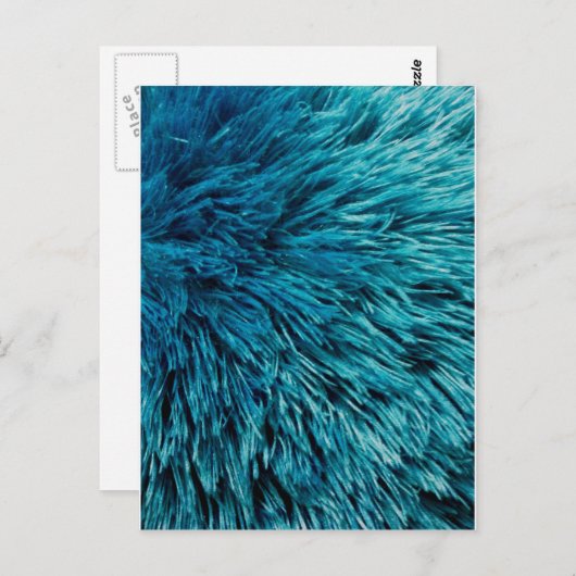 Carte Postale Turquoise riche (Devant / Derrière)