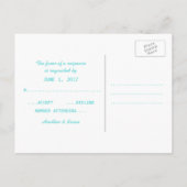 Carte Postale Turquoise Tribal Arrows Response (Dos)