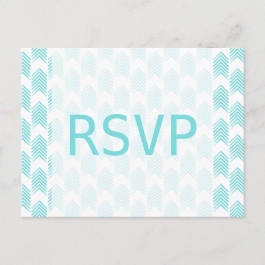 Carte Postale Turquoise Tribal Arrows Response (Devant)