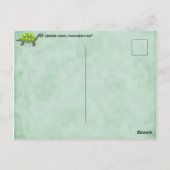 Carte postale Turtle (Dos)