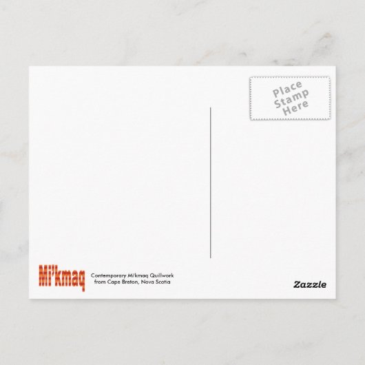 Carte postale Turtle (Dos)