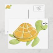 Carte postale Turtle (Devant / Derrière)