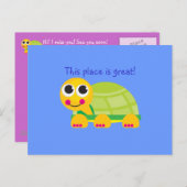 Carte postale Turtle (Devant / Derrière)
