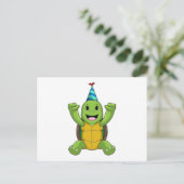 Carte Postale Turtle at Birthday (Debout devant)