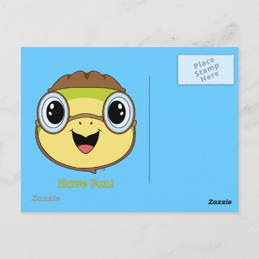 Carte postale Turtle Dreamer™ (Dos)