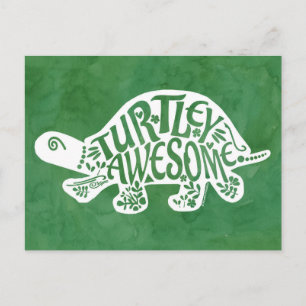 Carte postale Turtley Awesome