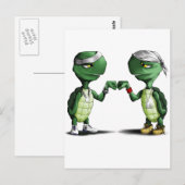 Carte Postale Turttles (Devant / Derrière)