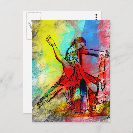 Carte Postale Tus Labios de Ruby - Tango (Devant / Derrière)