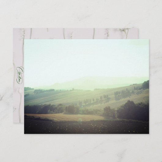 Carte Postale Tuscane (Devant / Derrière)