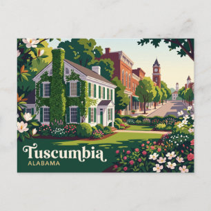 Carte Postale Tuscumbia, Alabama, États-Unis