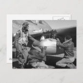Carte Postale Tuskegee Airmen, 1945 (Devant / Derrière)