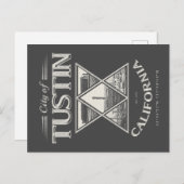 CARTE POSTALE TUSTIN ORANGE CALIFORNIE VINTAGE (Devant / Derrière)