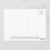 Carte postale Tutankhamon (Dos)