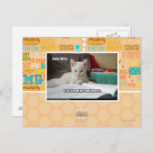 Carte Postale Tutor Kitty (Devant / Derrière)