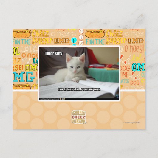 Carte Postale Tutor Kitty (Devant)