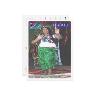 Carte Postale Tuvalu - Danseur -
