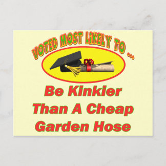 Carte Postale Tuyau Kinky Garden