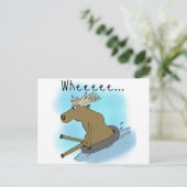 Carte Postale Tuyaux à neige d'orignal (Debout devant)