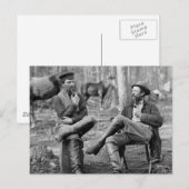 Carte Postale Tuyaux de guerre civile, 1864 (Devant / Derrière)