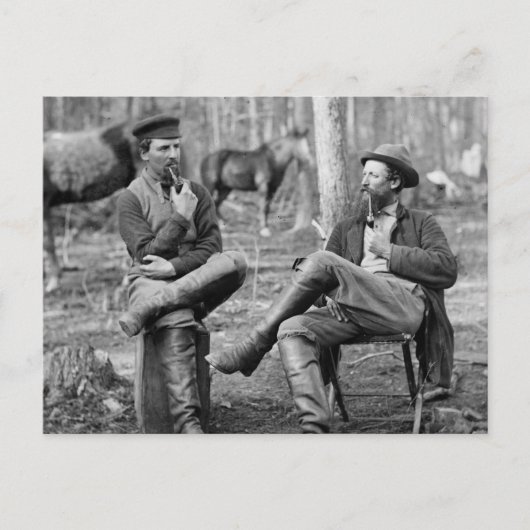 Carte Postale Tuyaux de guerre civile, 1864 (Devant)