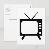 CARTE POSTALE TV (Devant / Derrière)