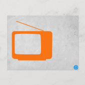 Carte Postale TV orange (Devant)