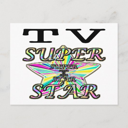 Carte Postale TV Superstar (Devant)