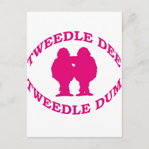 Carte Postale Tweedle Dee & Tweedle Dum