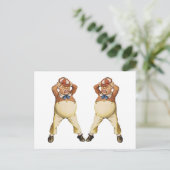 CARTE POSTALE TWEEDLEDEE & TWEEDLEDUM AU WONDERLAND (Debout devant)