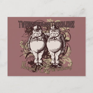 Carte Postale Tweedledum & Tweedledee Style Carnivale