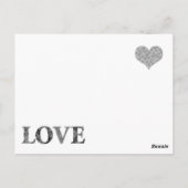 Carte postale Tweet de la salle de bal (Dos)