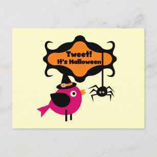 Carte Postale Tweet T-shirts et cadeaux Halloween