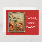 Carte Postale Tweet Tweet Tweet (Devant / Derrière)