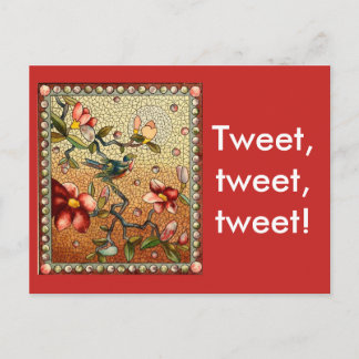 Carte Postale Tweet Tweet Tweet