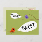 Carte Postale Tweeter (Devant / Derrière)
