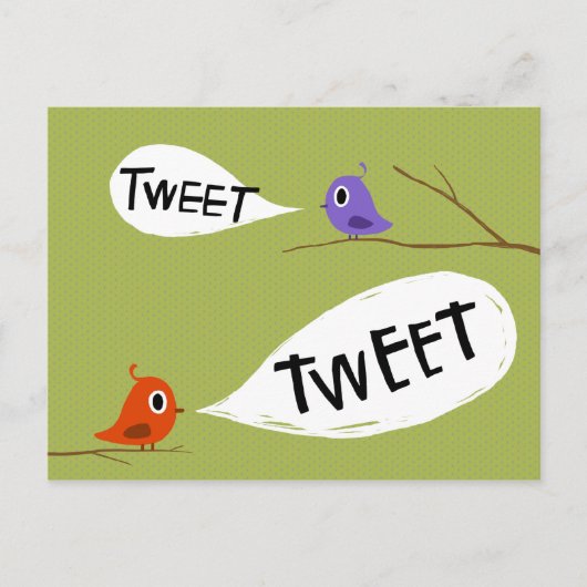 Carte Postale Tweeter (Devant)