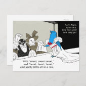 Carte Postale Tweeting blue bird c.1900 Mère oie sauvage CC1154 (Devant / Derrière)