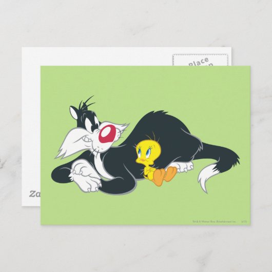 Carte Postale TWEETY™ En action Pose 14 (Devant / Derrière)