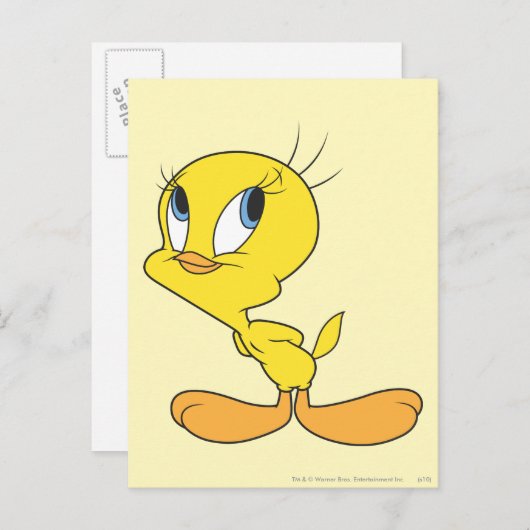 Carte Postale TWEETY™ Hmm (Devant / Derrière)
