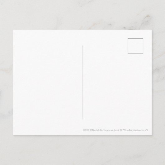 Carte Postale TWEETY™ "J'Ai Dit Que J'Ai Donné Un Tat Puddy" (Dos)