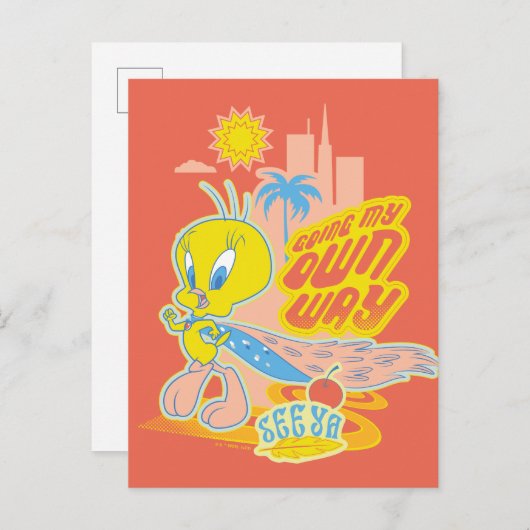 Carte Postale TWEETY™ - Mon propre chemin (Devant / Derrière)