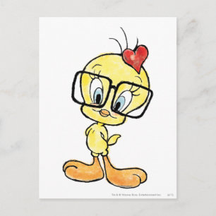 Carte Postale TWEETY™ Nerd